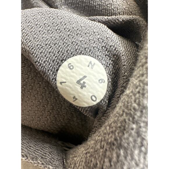 LULULEMON Fleece Please Hoodie Full Zip Sweatshirt Heathered Speckled Gray Sz 4 - Picture 8 of 9